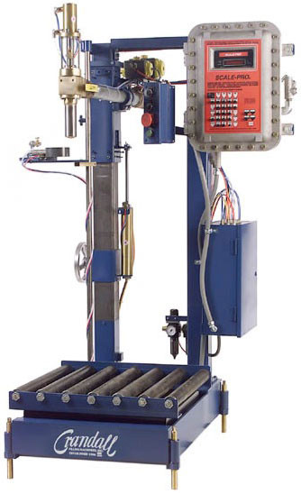 Drum filler machine by Crandall Filling Machinery, Inc.